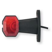 Feu de gabarit rouge et blanc corne courte ADR avec lampe 24V- 4W